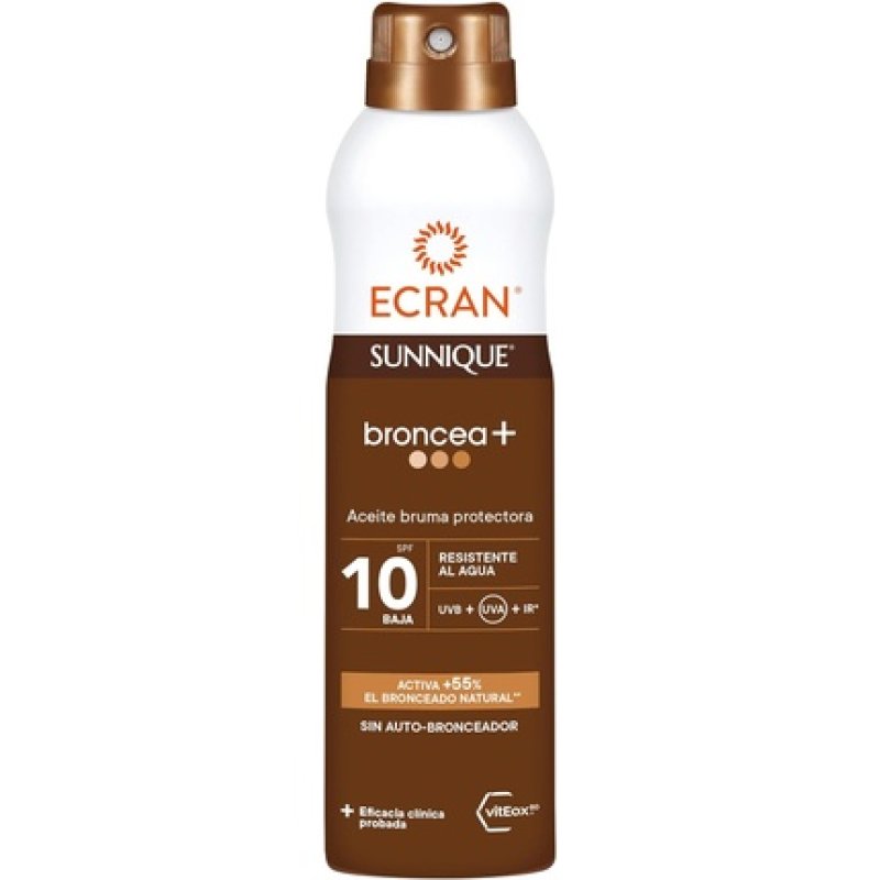 Ecran Sunnique Broncea Oil Mist SPF10 250ml