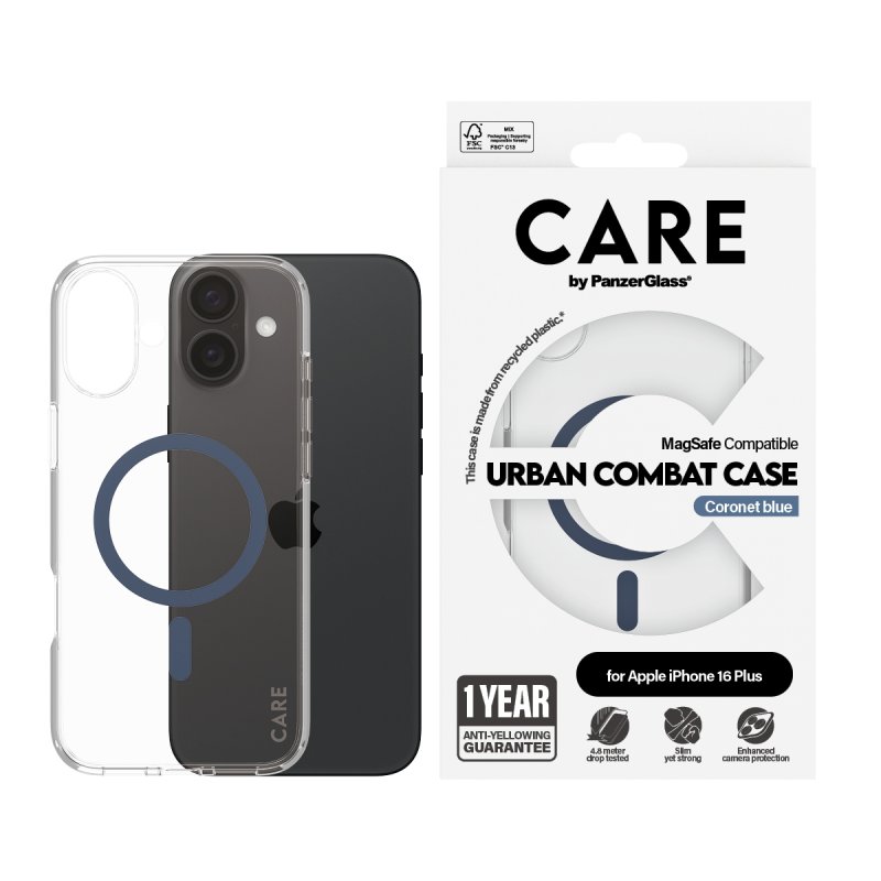 CARE Case Flagship Blue MagSAFE iPhone 16 Plus