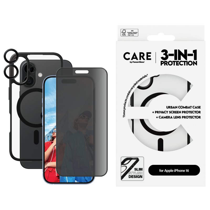 CARE Flagship 3-in-1 Privacy iPhone 16