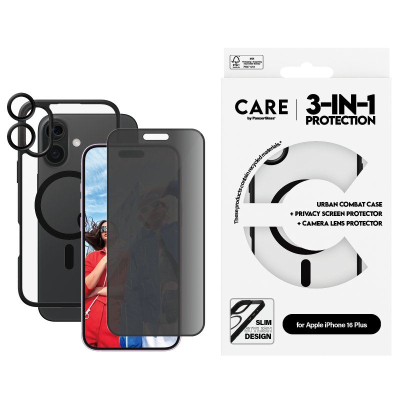 CARE Flagship 3-in-1 Privacy iPhone 16 Plus