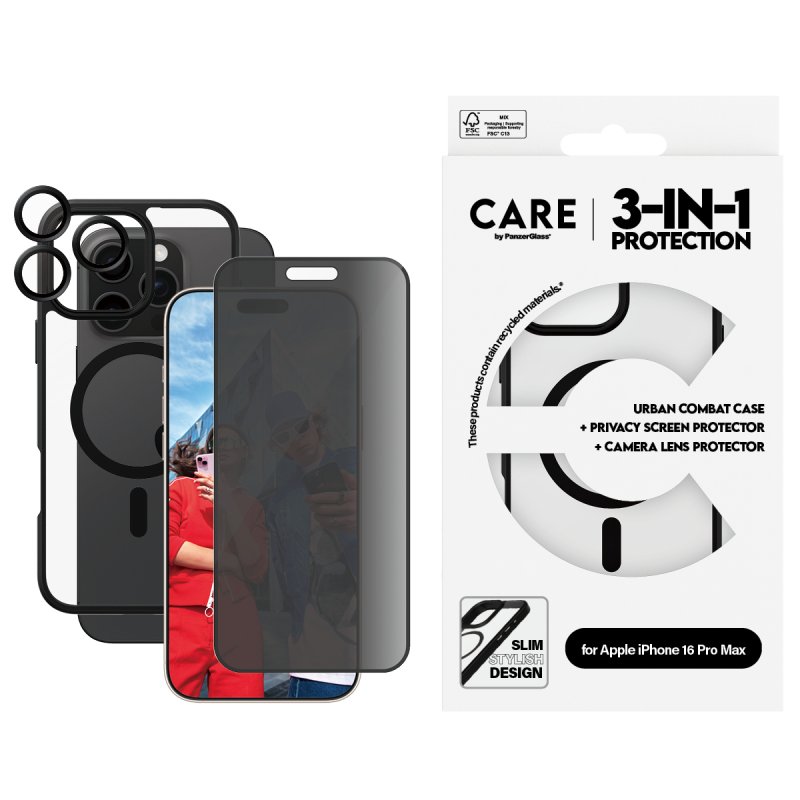 CARE Flagship 3-in-1 Privacy iPhone 16 Pro Max