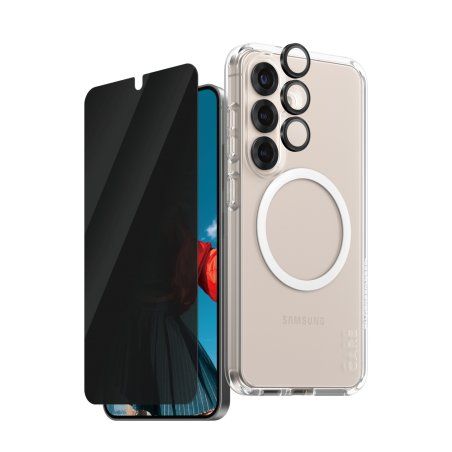 PanzerGlass CARE by Flagship 3-in-1 Privacy Bundle Samsung Galaxy S25