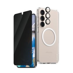 PanzerGlass CARE by Flagship 3-in-1 Privacy Bundle Samsung Galaxy S25 