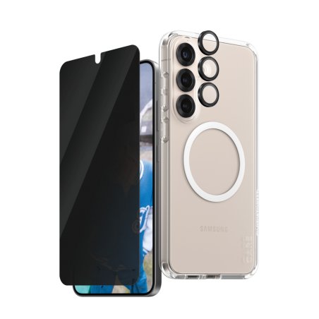 PanzerGlass CARE by Flagship 3-in-1 Privacy Bundle Samsung Galaxy S25 