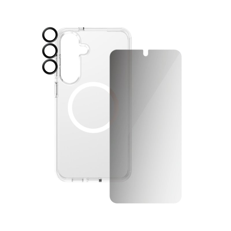 PanzerGlass CARE by Flagship 3-in-1 Privacy Bundle Samsung Galaxy S25 Protection d'écran transparent 1 pièce(s)