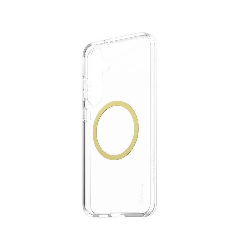 PanzerGlass CARE by Flagship Case Transparent Urban Combat w. Chardonnay Qi Compatible Samsung Galaxy S25 