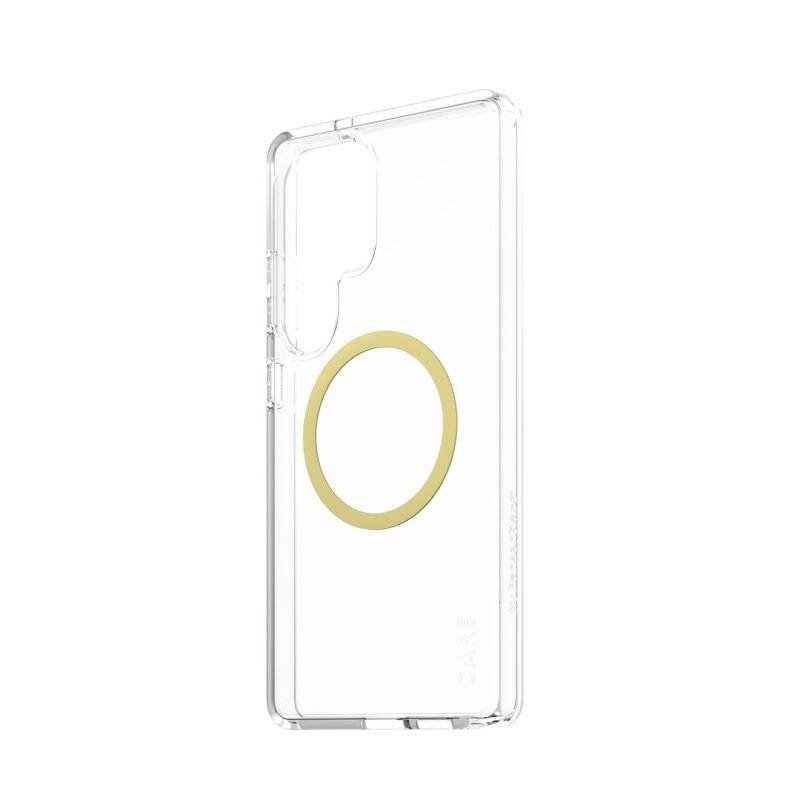 CARE Flagship Case Clear w. Chardonnay QI Galaxy S25 Ultra