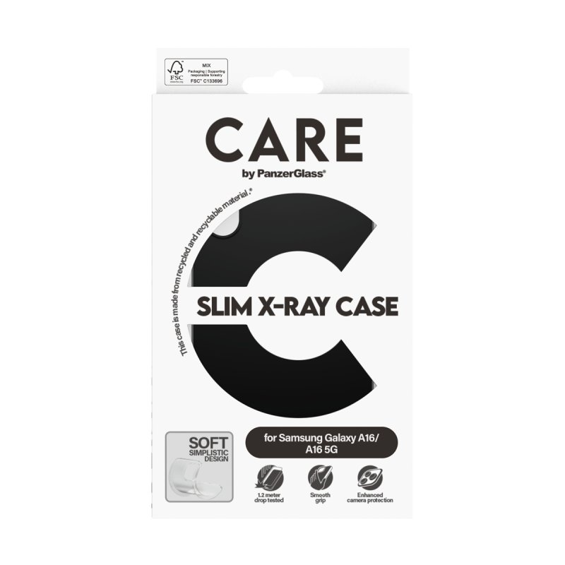PanzerGlass CARE by Fashionable Case Black Samsung Galaxy A16 4G | A16 5G coque de protection pour téléphones