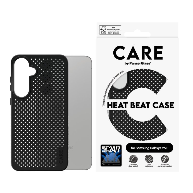 PanzerGlass CARE by Feature Case Heat Beat Samsung Galaxy S25 