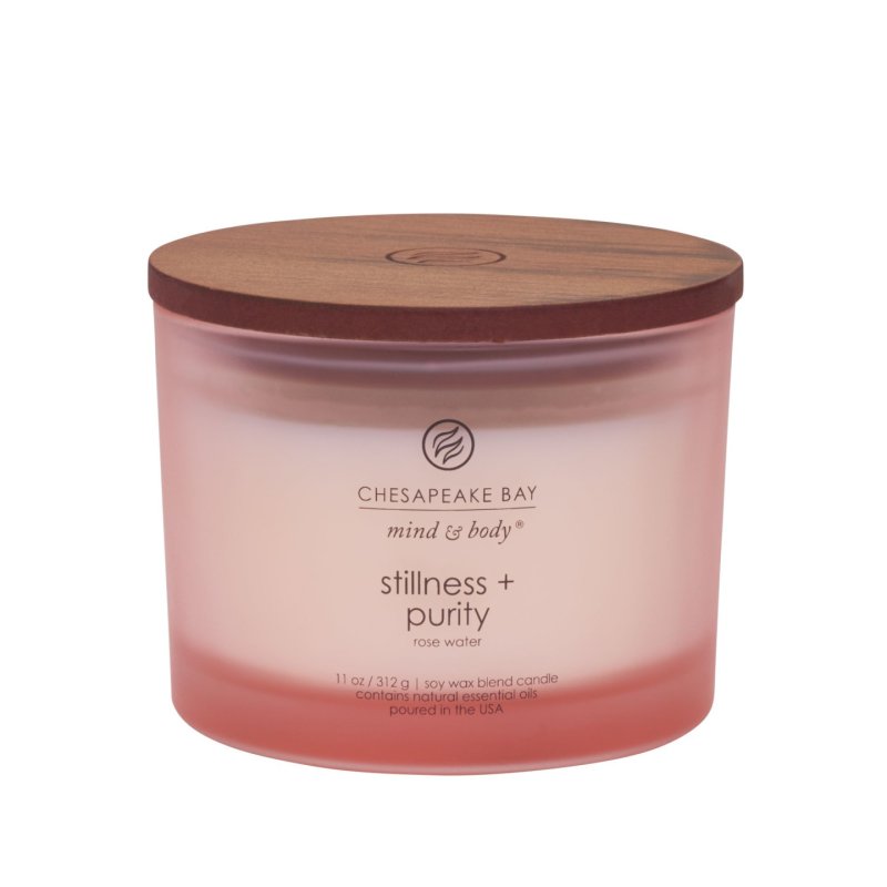 Chesapeake Bay Stillness & Purity bougie en cire Cylindre Rose 1 pièce(s)