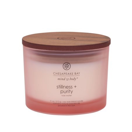 Chesapeake Bay Stillness & Purity bougie en cire Cylindre Rose 1 pièce(s)