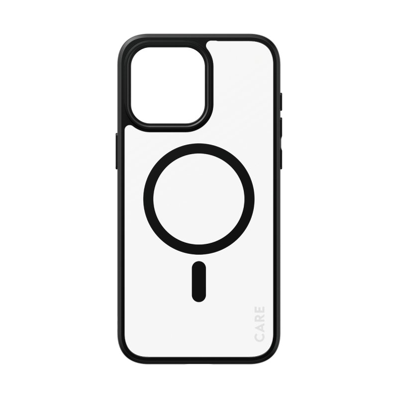 PanzerGlass CARE by Flagship Case Transparent Urban Combat w. Black MagSafe iPhone 15 Pro Max coque de protection pour