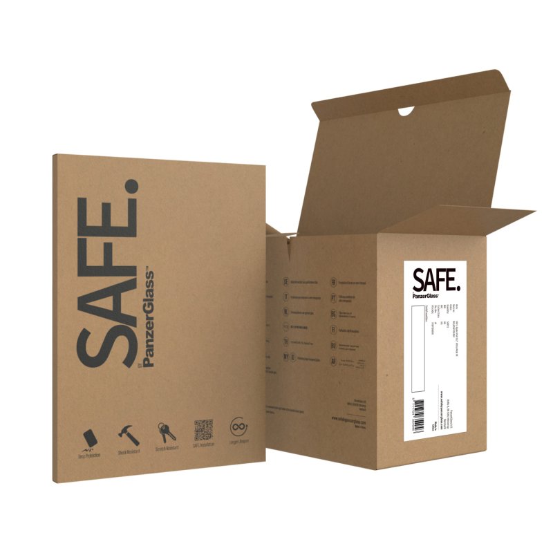 PanzerGlass SAFE. by Screen Protector iPad 10.2'' (2021-2022) | Ultra-Wide Fit