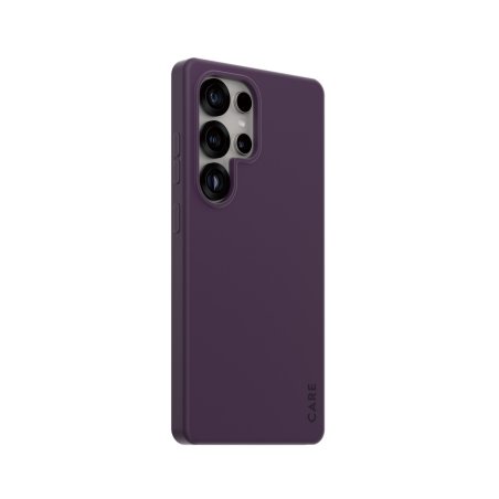 PanzerGlass CARE by Fashionable Case Plum Purple w. Qi Compatible Samsung Galaxy S25 Ultra