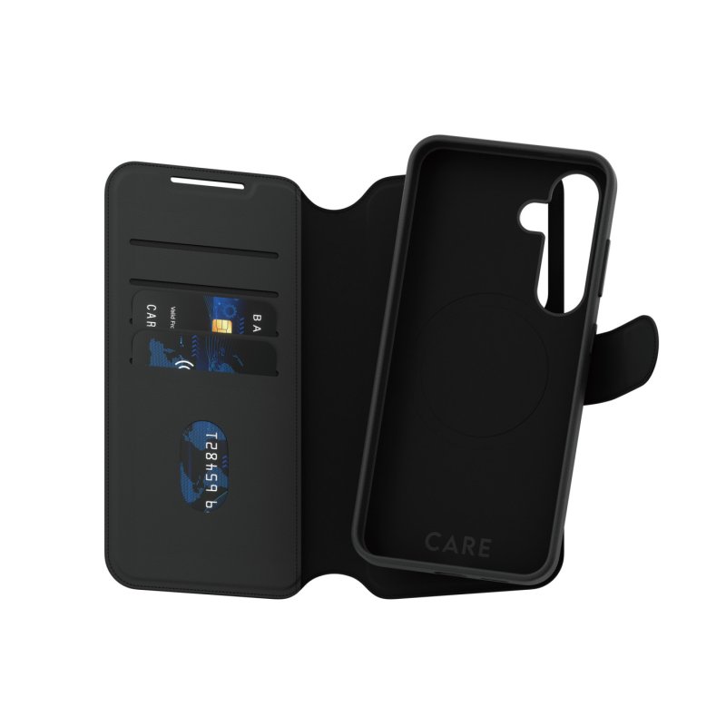 PanzerGlass CARE by Feature Case Tango Two-in-One Wallet w. Qi Compatible Samsung Galaxy S25