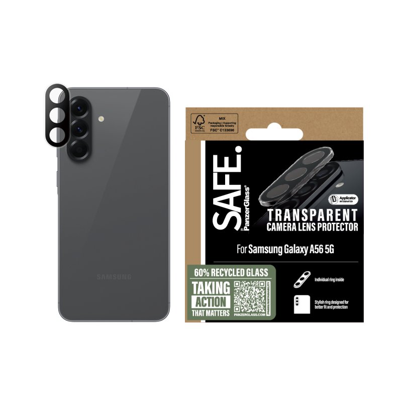 PanzerGlass SAFE. by Camera Lens Protector Transparent Samsung Galaxy A56 5G Protection d'écran transparent 1