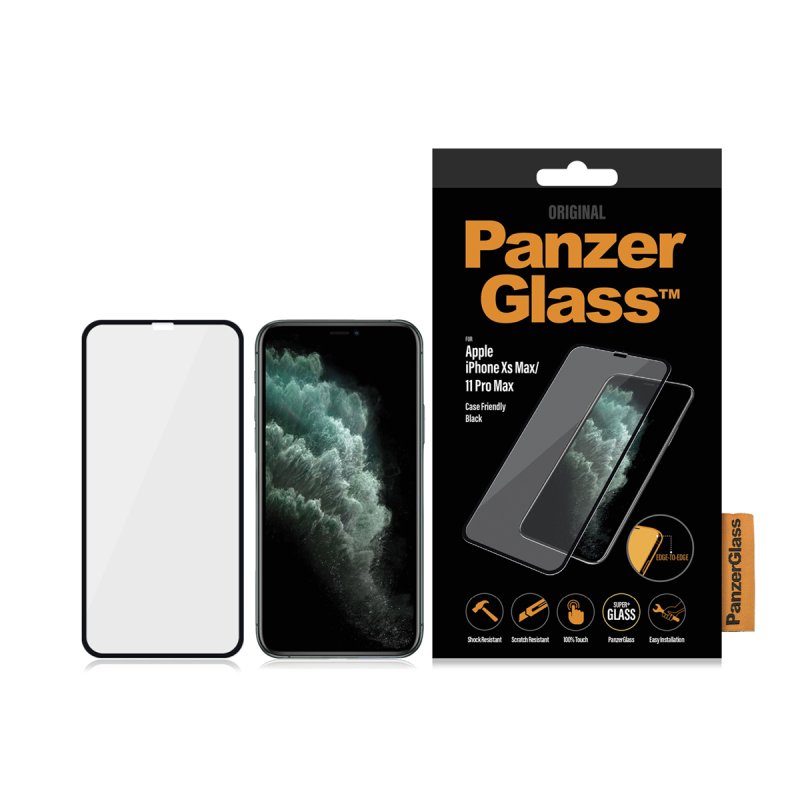 PanzerGlass E2E iPhone 11 Pro Max. CF. Black
