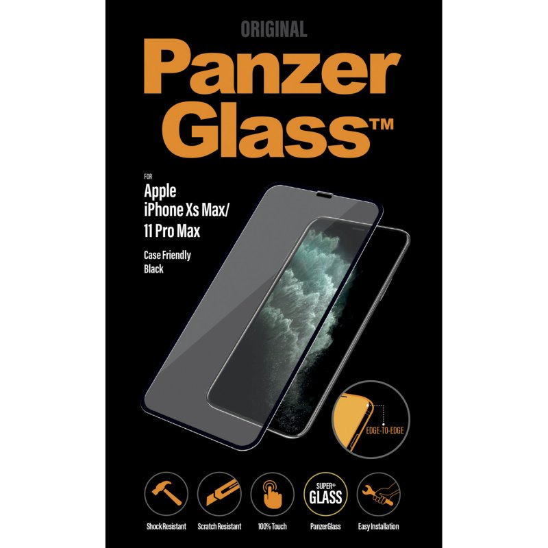 PanzerGlass Screen Protector iPhone 11 Pro Max | Xs Max | Edge-to-Edge Protection d'écran transparent Apple 1
