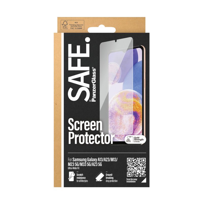 SAFE Screen Protector Galaxy A13/A23/M13/M23 5G/M33 5G/A23 5G