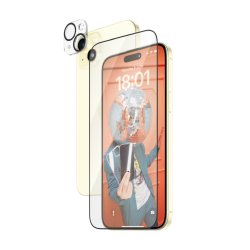 PanzerGlass 2-in-1 Pack iPhone 15 Plus | Ultra-Wide Fit w. EasyAligner Protection d'écran transparent Apple 1