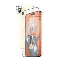 PanzerGlass 2-in-1 Pack iPhone 15 Plus | Ultra-Wide Fit w. EasyAligner