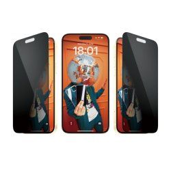 PanzerGlass Privacy Screen Protector iPhone 15 Plus | Ultra-Wide Fit