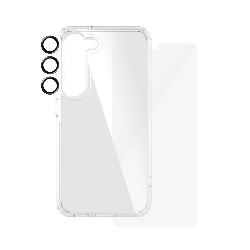 PanzerGlass 3-in-1 Pack Samsung Galaxy S24 -Ultra-Wide Fit