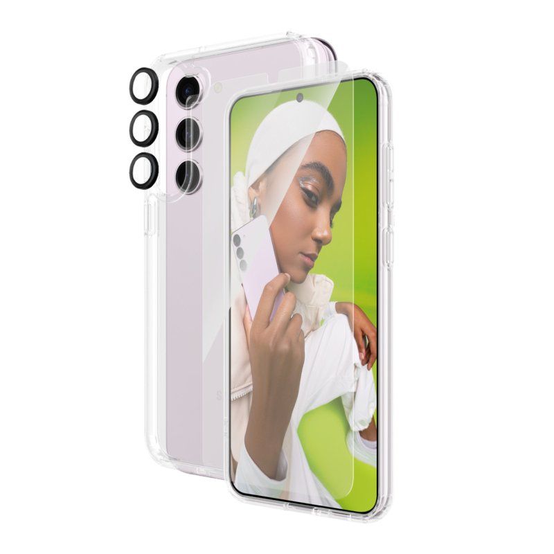 PanzerGlass 3-in-1 Pack Samsung Galaxy S24 | Ultra-Wide Fit w. EasyAligner Protection d'écran transparent 1 pièce(s)