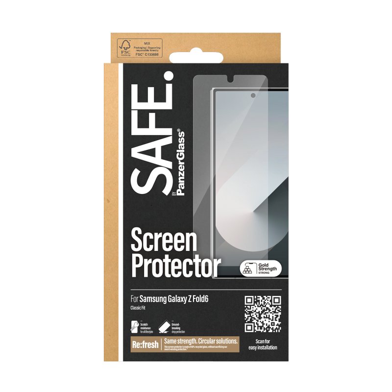 SAFE. by PanzerGlass Samsung Galaxy Z Fold 6 | Classic Fit