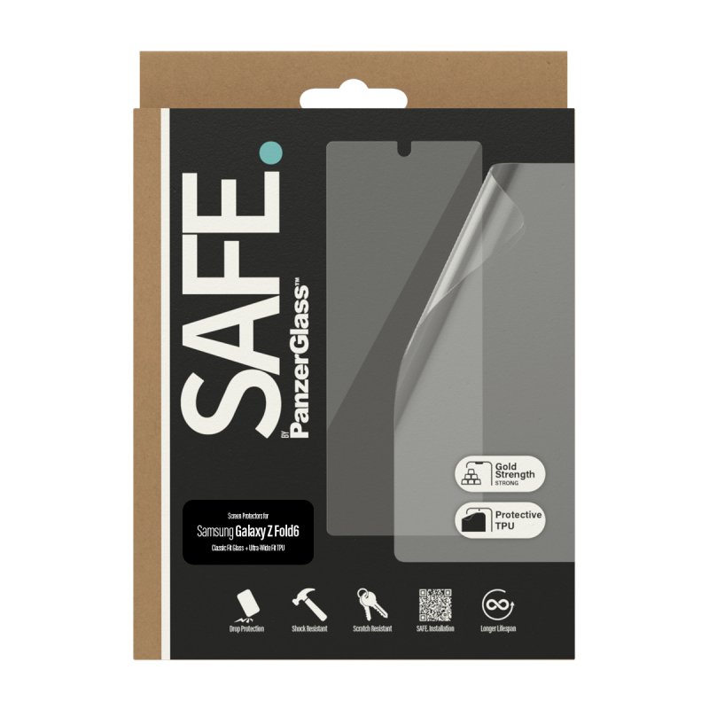 PanzerGlass SAFE. by Screen Protector Samsung Galaxy Z Fold6 | Glass & Film Protection d'écran transparent 1 pièce(s)