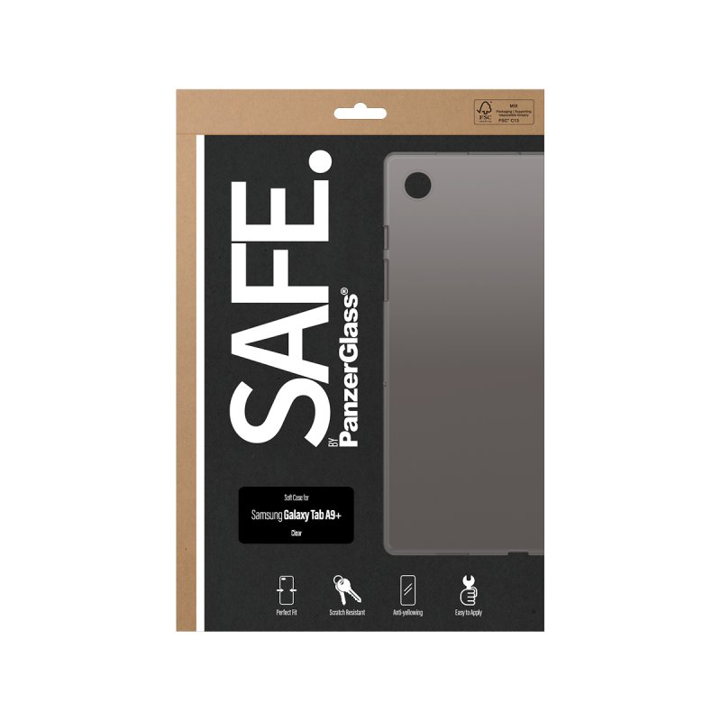 PanzerGlass SAFE. by TPU Case Transparent Samsung Galaxy Tab A9 