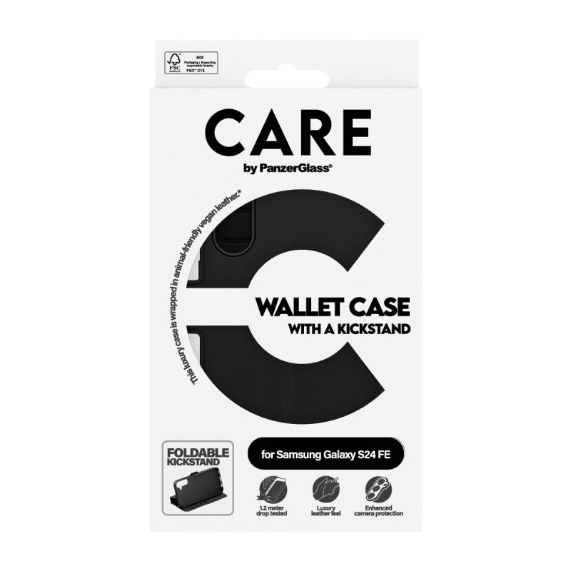 CARE Feature Wallet Case w. Kickstand Samsung Galaxy S24 FE