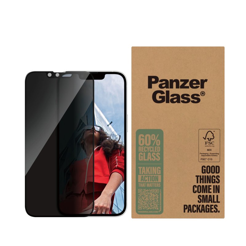 PanzerGlass Privacy UWF iPhone 16e. 14. 13. 13 Pro *BULK