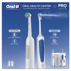 Oral Health Center Pro Series with Electric Toothbrush and Water Flosser 2 Pieces by Oral-B