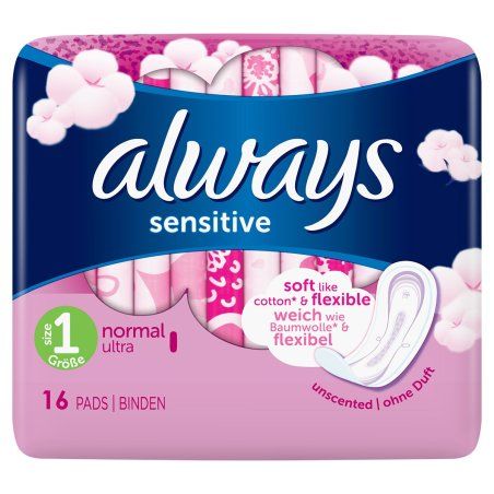 Always Ultra Sensitive Normal Sanitary Pads Size 1