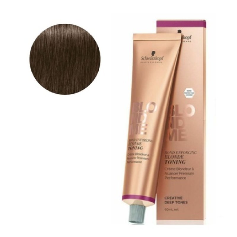 Schwarzkopf Professional Blond Me Deep "T" Toning Deep Chestnut 60 Ml