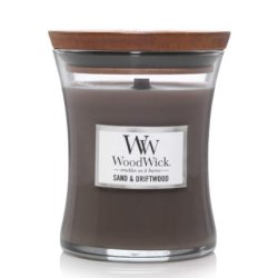 Woodwick Sand & Driftwood Medium Candle - 275 Grams