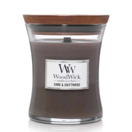 Woodwick Sand & Driftwood Medium Candle - 275 Grams