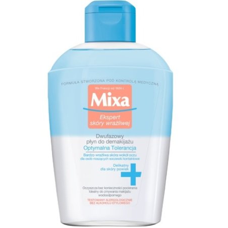 Mixa Dual-Phase Sensitive Skin Makeup Remover, 125ml