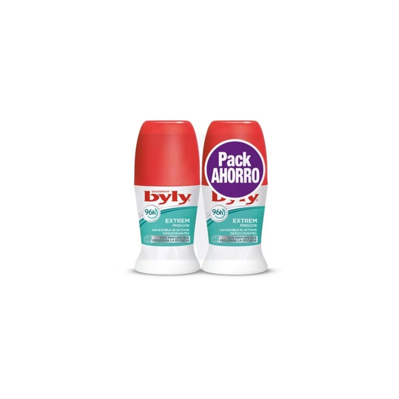 Byly Byly Extrem Freshness Roll-On Deodorant 2x50ml