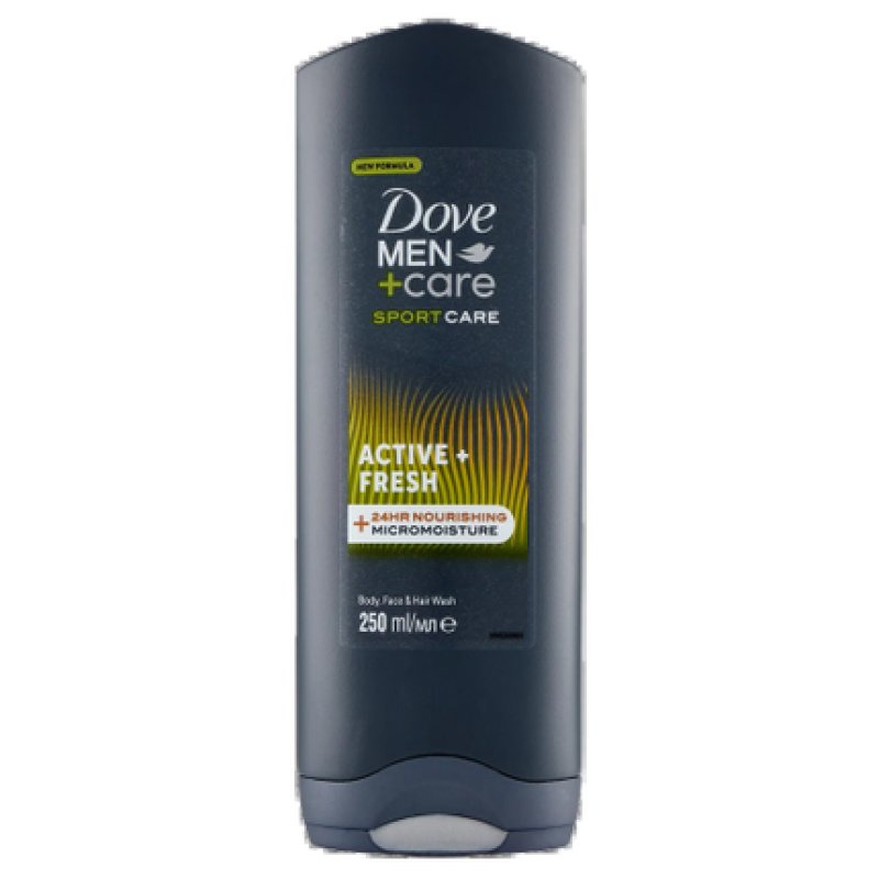 Dove Men Care Sport Care Active & Fresh Body, Face & Hair Wash 250ml