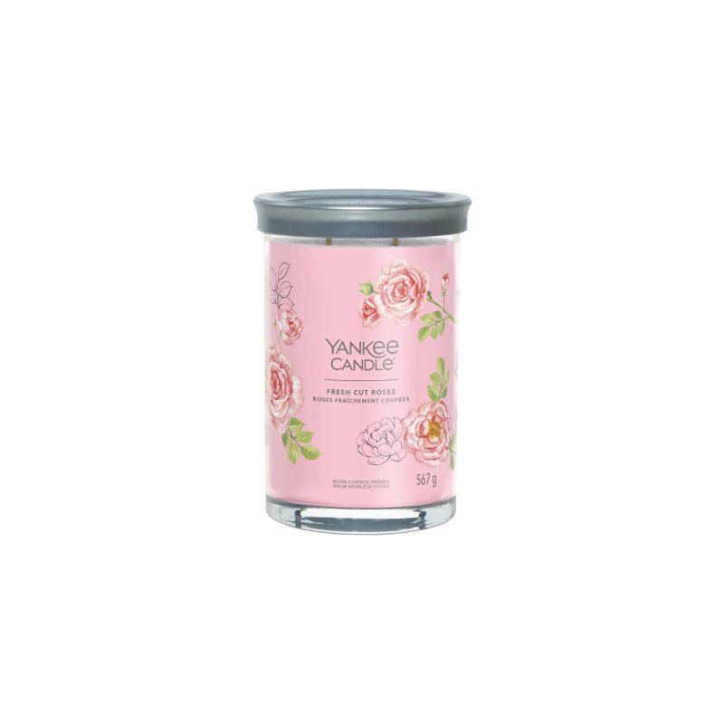 Yankee Candle Fresh Cut Roses bougie en cire Cylindre Floral Rose 1 pièce(s)