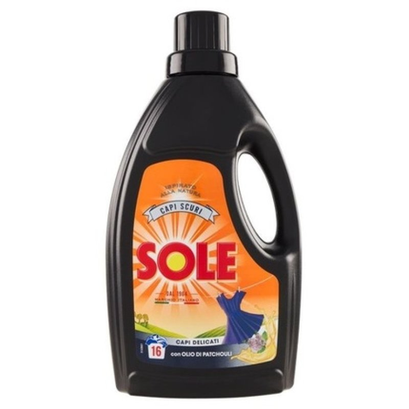 Sole Liquid Washing Machine Detergent for Delicate and Dark Clothes 1L