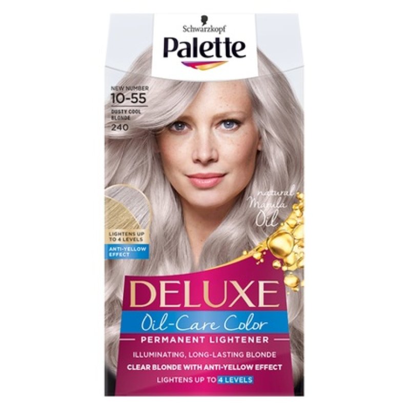 Palette Deluxe Oil-Care Color With Micro-Oils 240 10-55 Cool Blonde