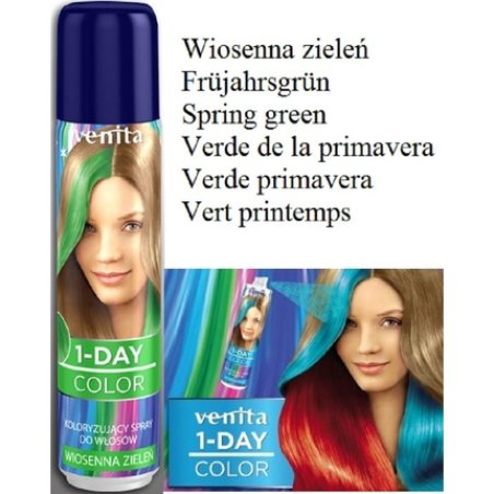 Venita 1-Day Color Hair Color Spray Green