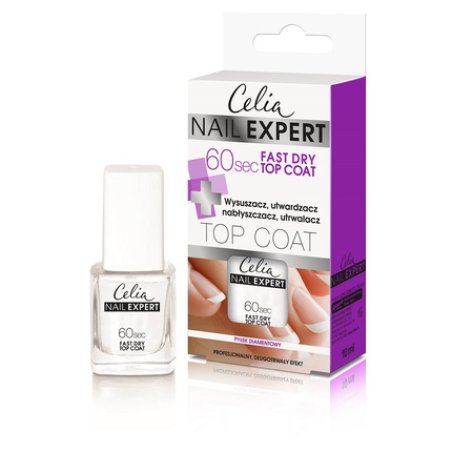 Procel Ultra Fast Dry Top Coat - 10ml Quick-Drying Nail Polish Sealer For Enhanced Shine And Durability