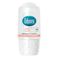 Odorex Women Deo Roll-On 0% Perfume Hypoallergenic 50ml