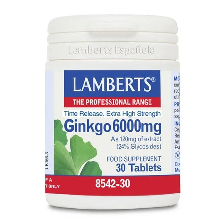 Lamberts Ginkgo Biloba 6000 Mg 60 Tablets