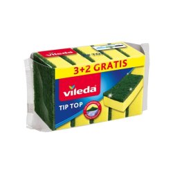 Vileda Tip Top Kitchen Sponge 3 2 Free - Ideal For Cleaning