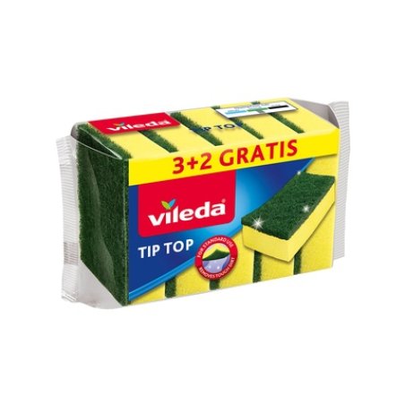 Vileda Tip Top Kitchen Sponge 3 2 Free - Ideal For Cleaning